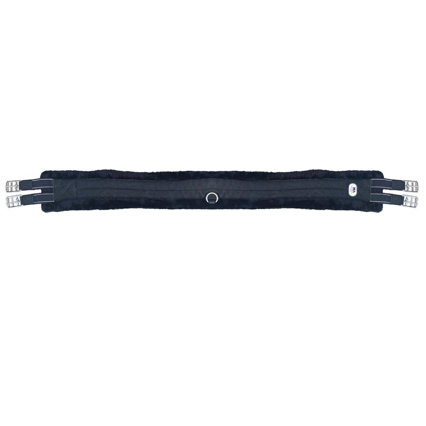 Majestic Ally Mink Fleece Padded Girth with Heavy Duty Elastics & Stainless Steal Hardware Brown -42",44",46",48" and 50"