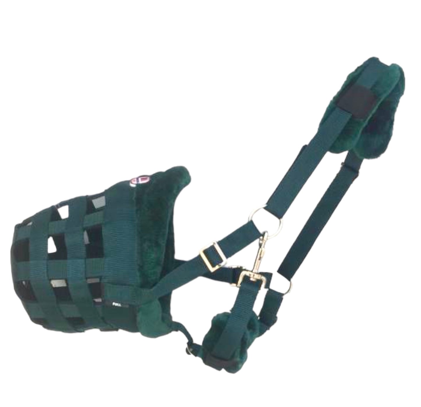Majestic Ally Mink Fleece Padded Muzzle Halter Full