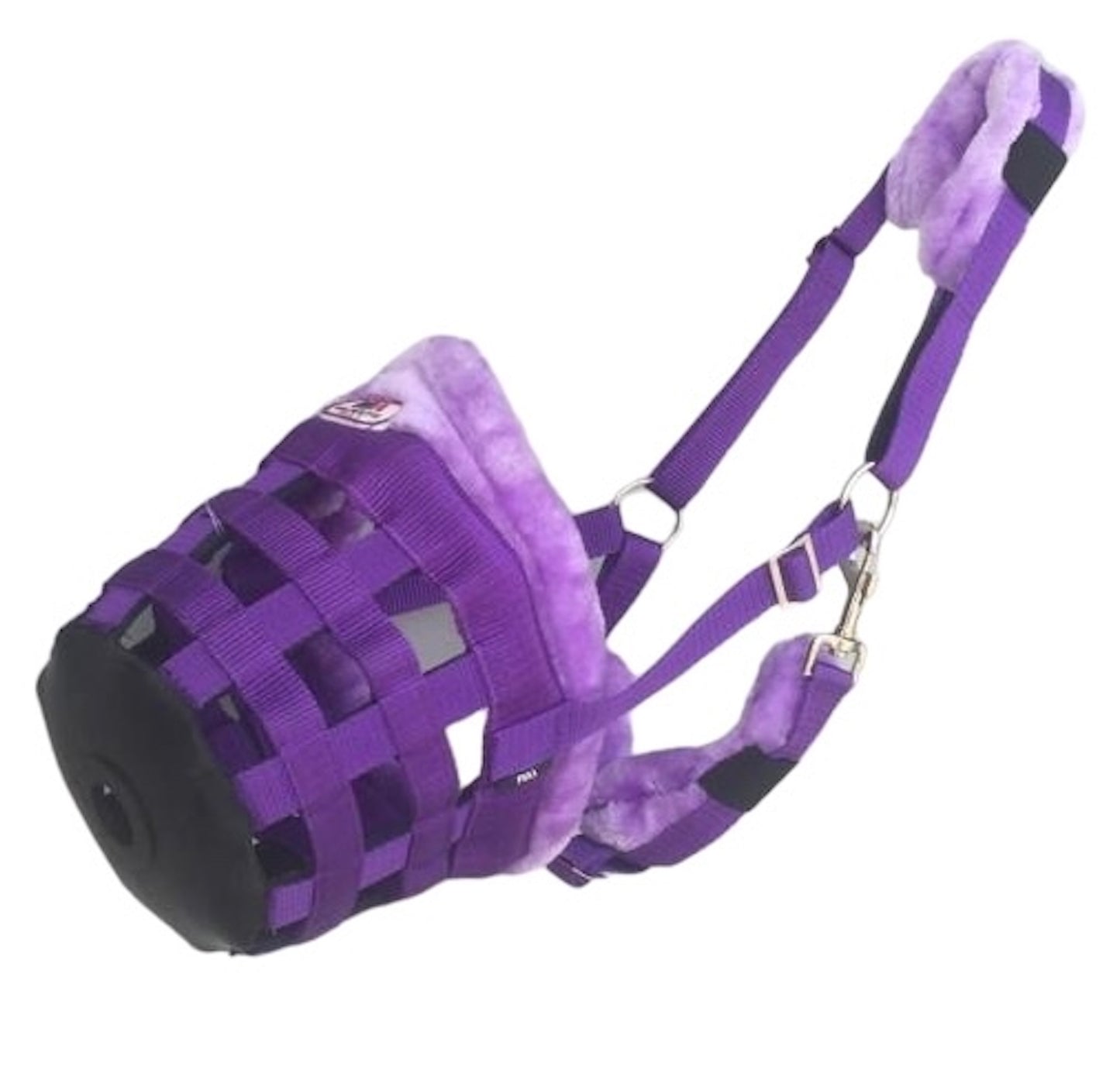 Majestic Ally Mink Fleece Padded Muzzle Halter Full
