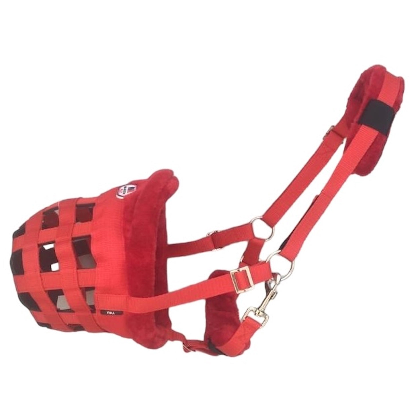 Majestic Ally Mink Fleece Padded Muzzle Halter Full