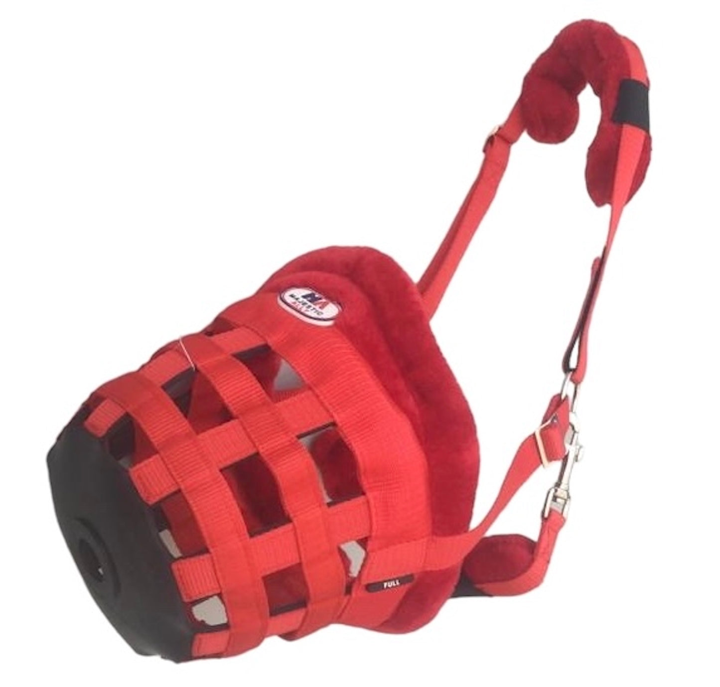 Majestic Ally Mink Fleece Padded Muzzle Halter Full