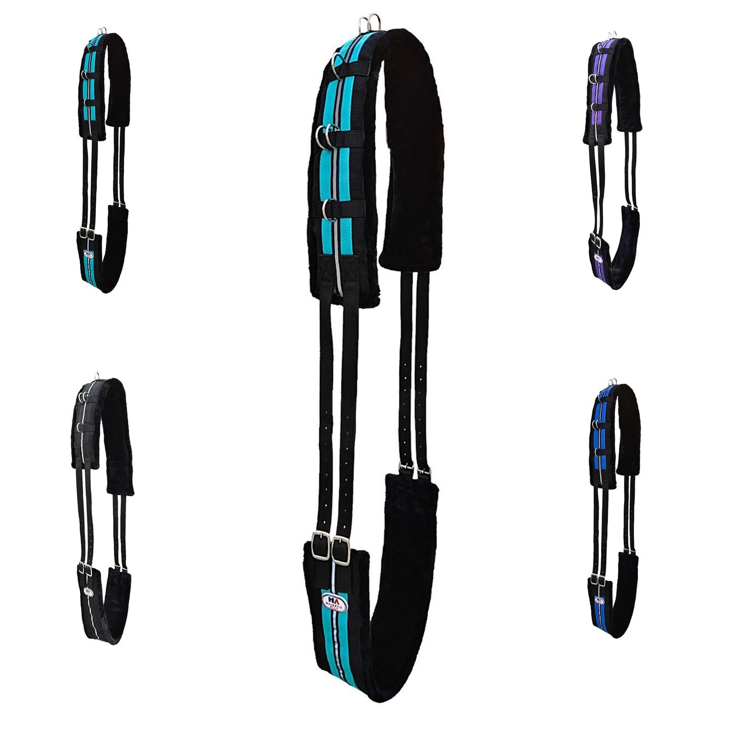 Majestic Ally Mink Fleece Comfort Reflective Training Surcingle