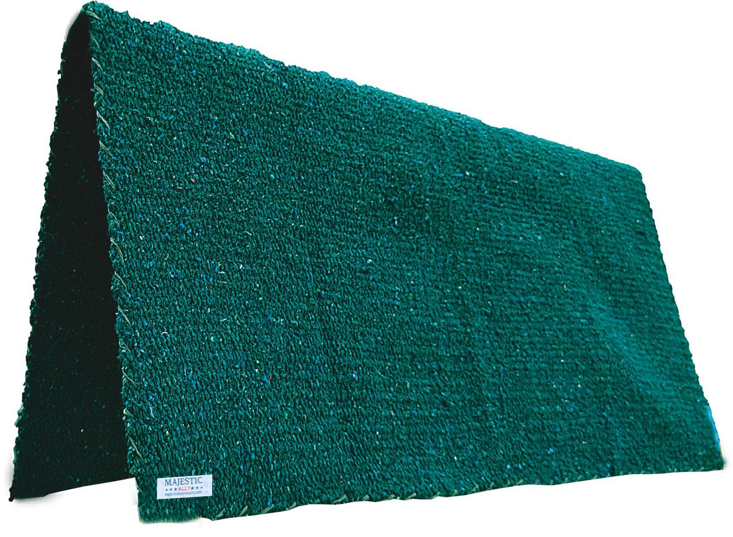 Majestic Ally Solid Color 34"x 36" Traditional Acrylic Saddle Blanket with Hemline Edges-3.7 lbs
