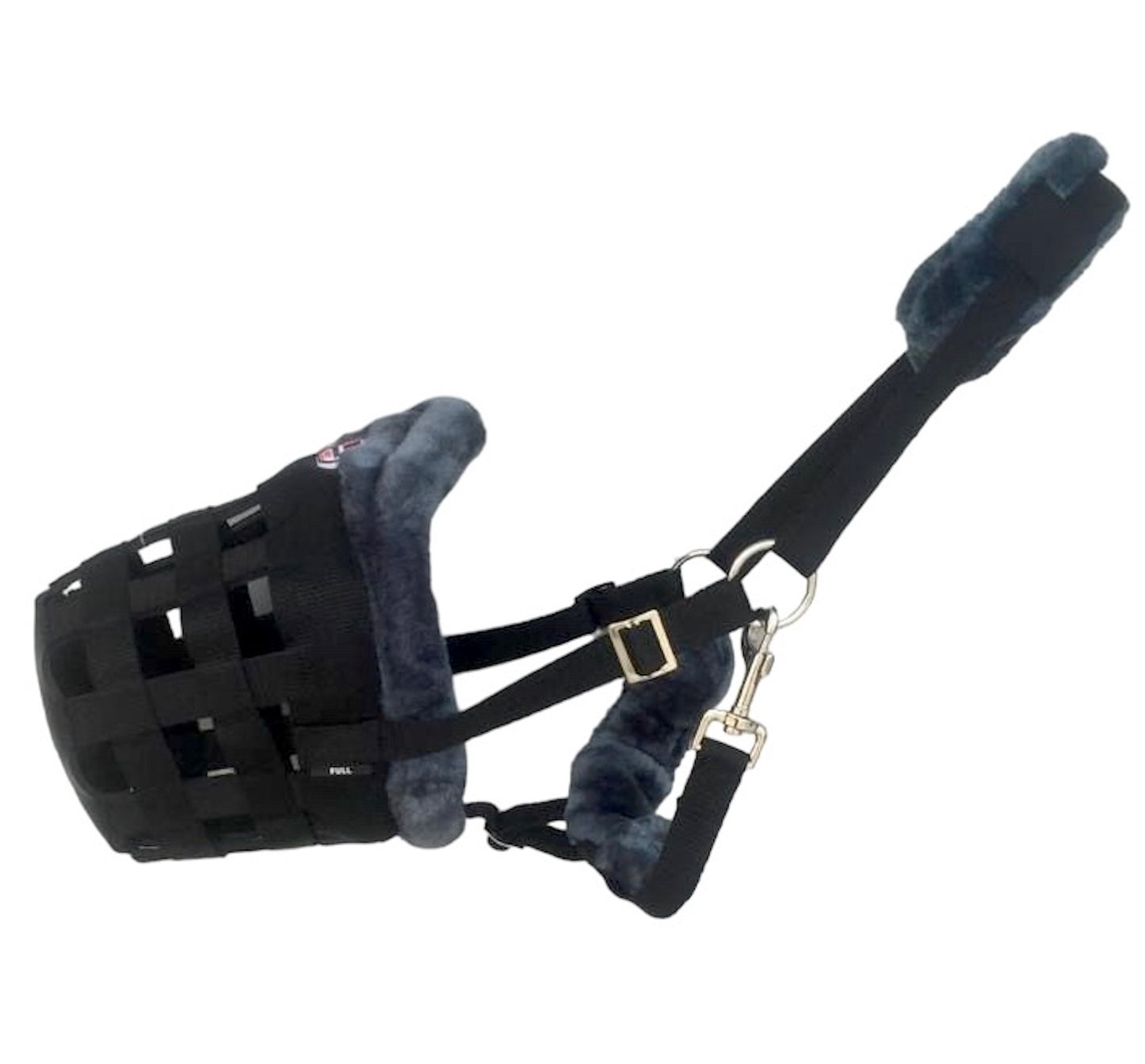 Majestic Ally Mink Fleece Padded Muzzle Halter Full