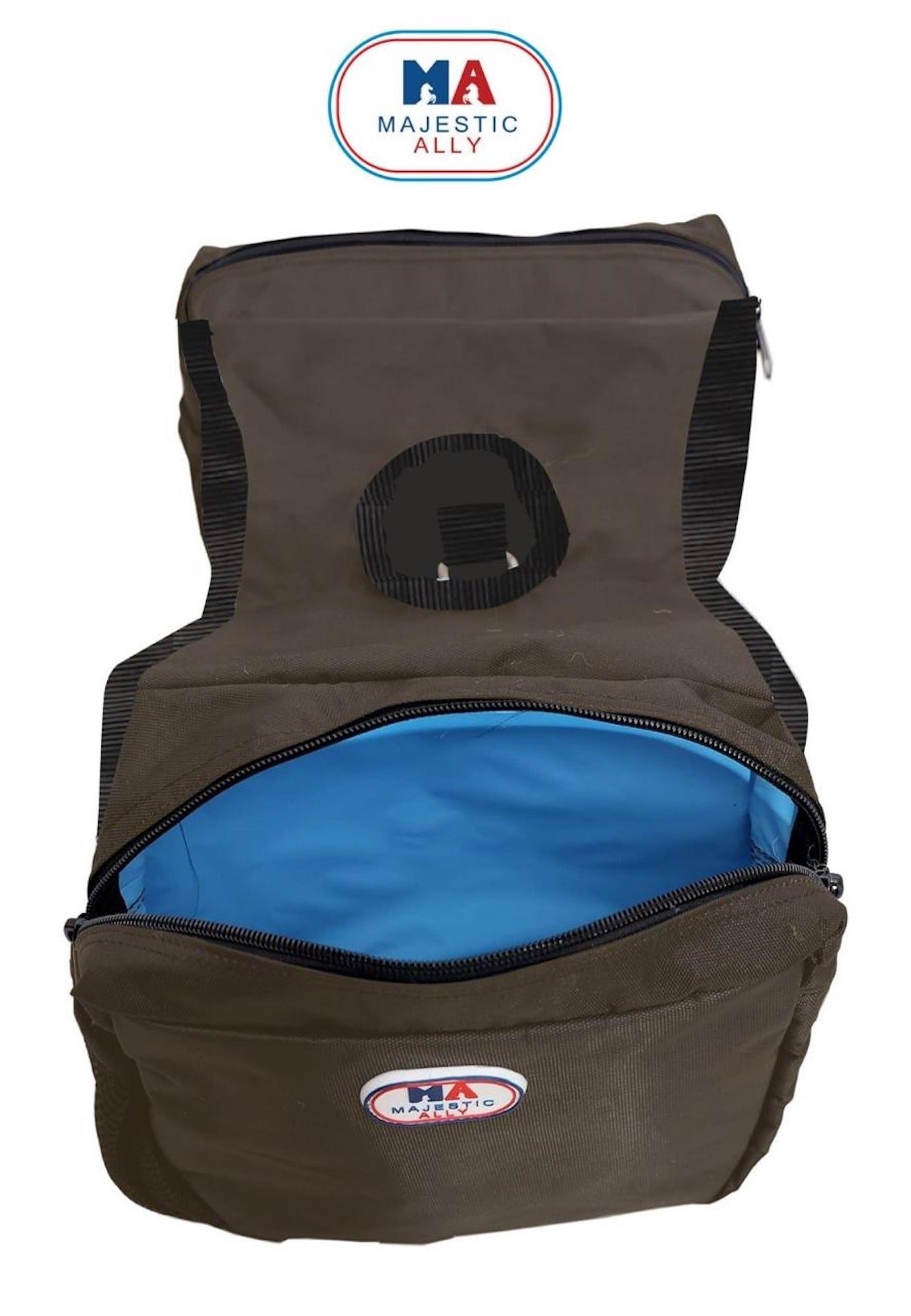 Majestic Ally Insulated Economy Horn Bag for Western Saddle with Mesh Pockets