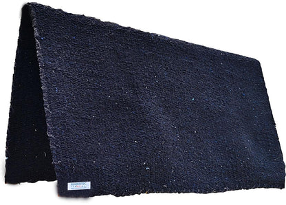Majestic Ally Solid Color 34"x 36" Traditional Acrylic Saddle Blanket with Hemline Edges-3.7 lbs