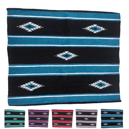 Majestic Ally 36"x 34" Navajo Design Acrylic Saddle Blanket -2.4 lbs
