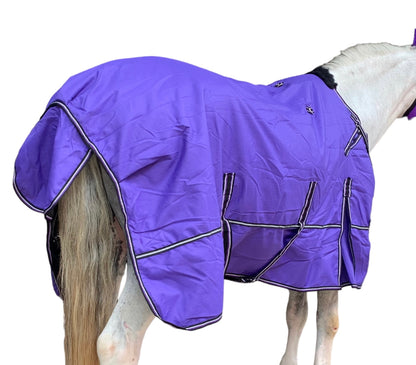 Majestic Ally 1200D Ripstop Horse Turnout Blanket 250 GSM Filling Turquoise-72"