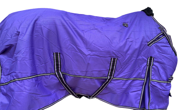 Majestic Ally 1200D Ripstop Horse Turnout Blanket 250 GSM Filling Turquoise-72"