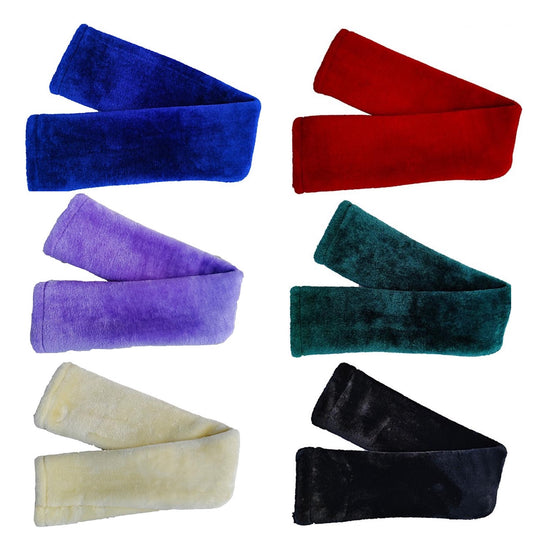 Majestic Ally Mink Fleece Girth/Cinch Cover, Soft Plush for Horse Riding Comfort, Breathable, Moisture-Wicking