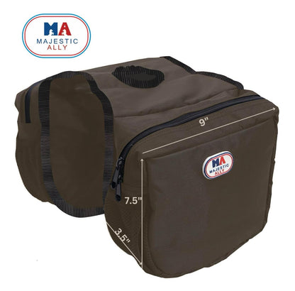 Majestic Ally Insulated Economy Horn Bag for Western Saddle with Mesh Pockets