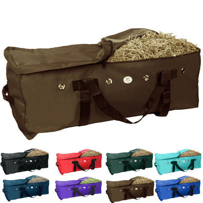 Majestic Ally 1200 D Nylon Fabric Large 44” x 20” x 16” and Extra Large 53"x 29" x 21" Heavy-Duty Hay Bale Storage Bag