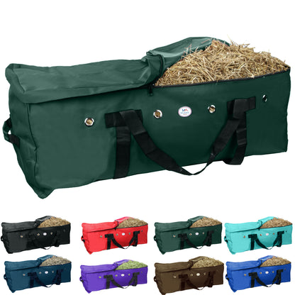 Majestic Ally 1200 D Nylon Fabric Large 44” x 20” x 16” and Extra Large 53"x 29" x 21" Heavy-Duty Hay Bale Storage Bag