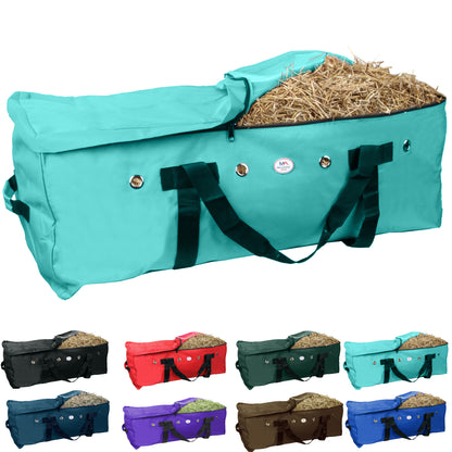 Majestic Ally 1200 D Nylon Fabric Large 44” x 20” x 16” and Extra Large 53"x 29" x 21" Heavy-Duty Hay Bale Storage Bag
