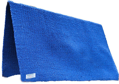 Majestic Ally Solid Color 34"x 36" Traditional Acrylic Saddle Blanket with Hemline Edges-3.7 lbs