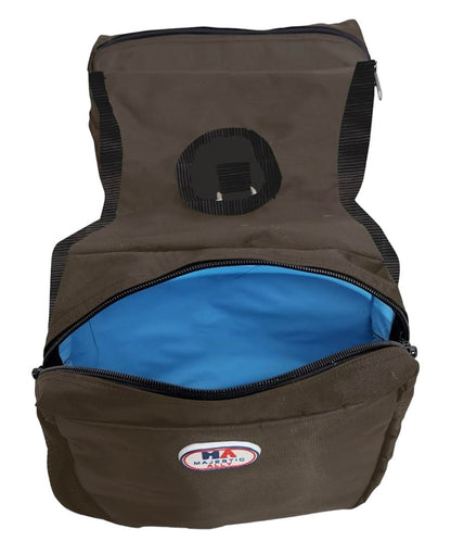 Majestic Ally Insulated Economy Horn Bag for Western Saddle with Mesh Pockets