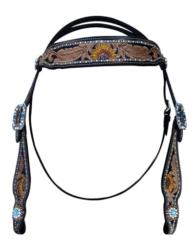 Majestic Ally Hand-Tooled Designer Padded Leather