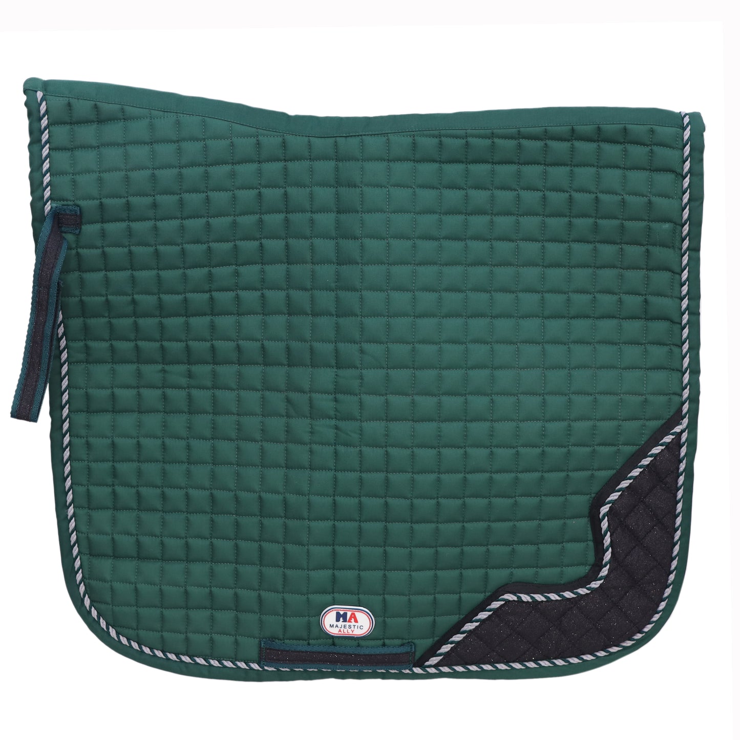 Majestic Ally Designer Quilted 1" Square All Purpose English Saddle Pad