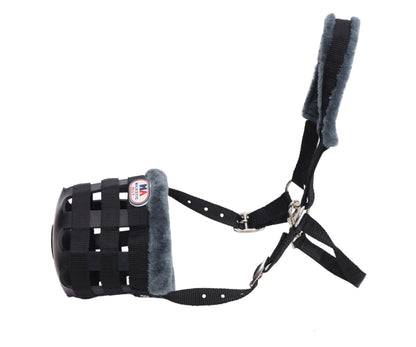 Majestic Ally Mink Fleece Padded Muzzle Halter Full