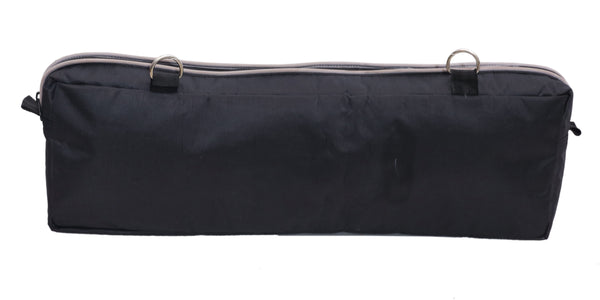 Majestic Ally Western Cantle Bag -1200 D Nylon, dimensioned 21.0" L x 6.5" W x3.0 G Black