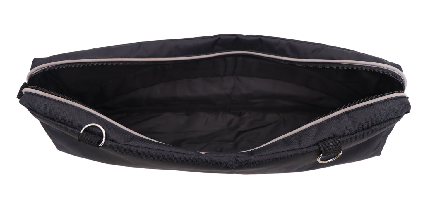 Majestic Ally Western Cantle Bag -1200 D Nylon, dimensioned 21.0" L x 6.5" W x3.0 G Black