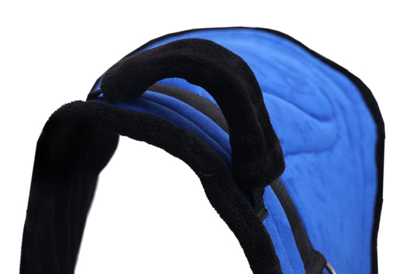 Majestic Ally Padded Suede Leather Bareback Pad Horse Riding Pad with Non Slip Breathable Girth & Stirrups