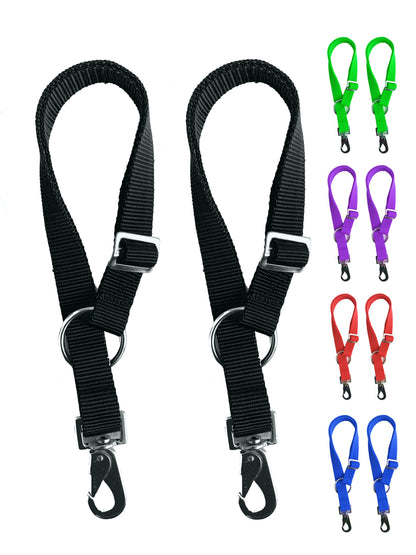 Majestic Ally Pack of 2 Horse Water Bucket Strap Hangers - Adjustable 18” to 30” Length – Practical and Easy Design for Indoor or Outdoor Use