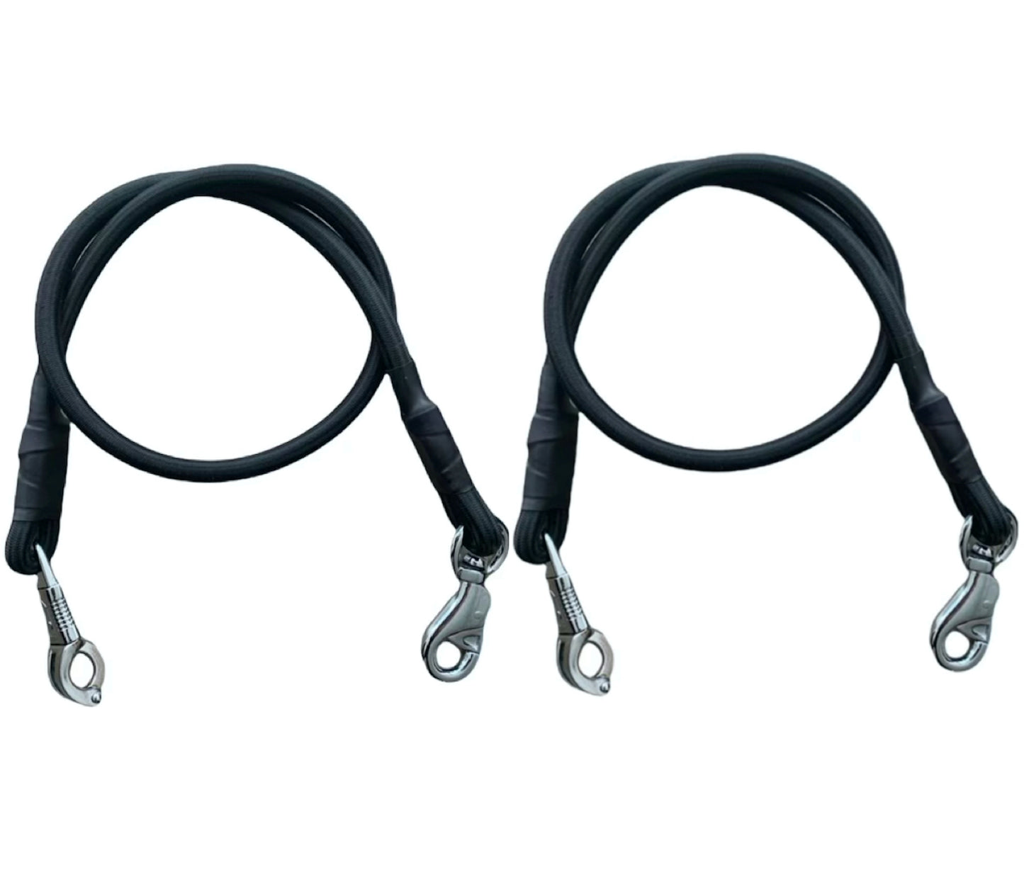 Majestic Ally Pack of 2, Bungee Trailer Tie for Horse Haulage with Panic Snap and Bull Snap…