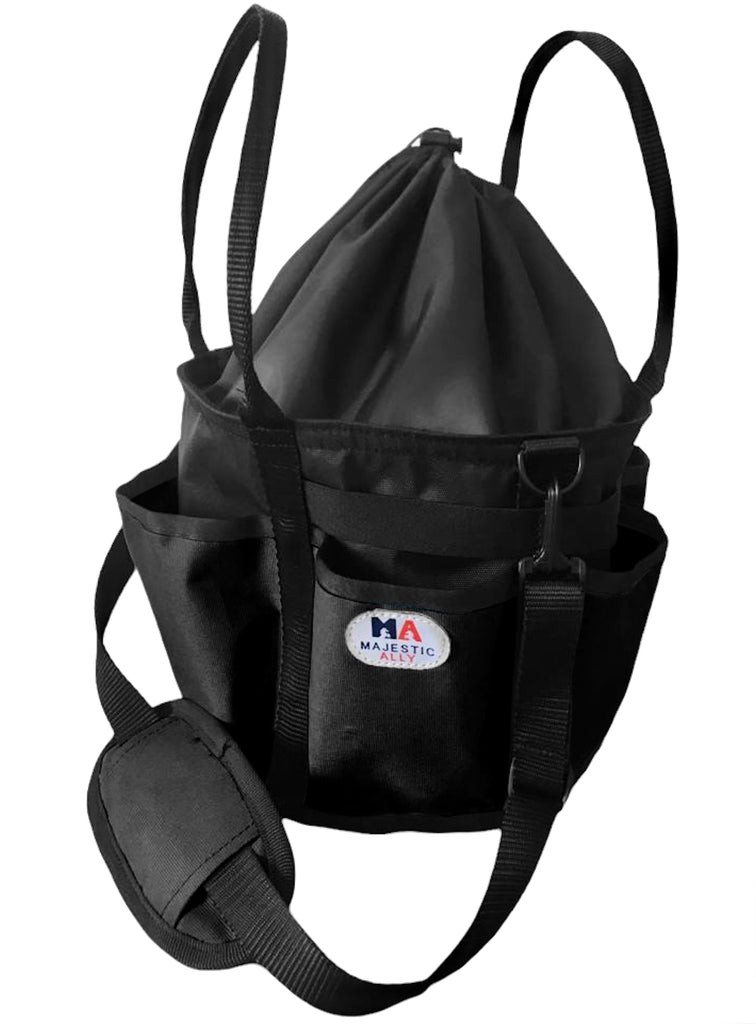 Majestic Ally horse Grooming Organizer Tote Bag - 9"Hx10"G