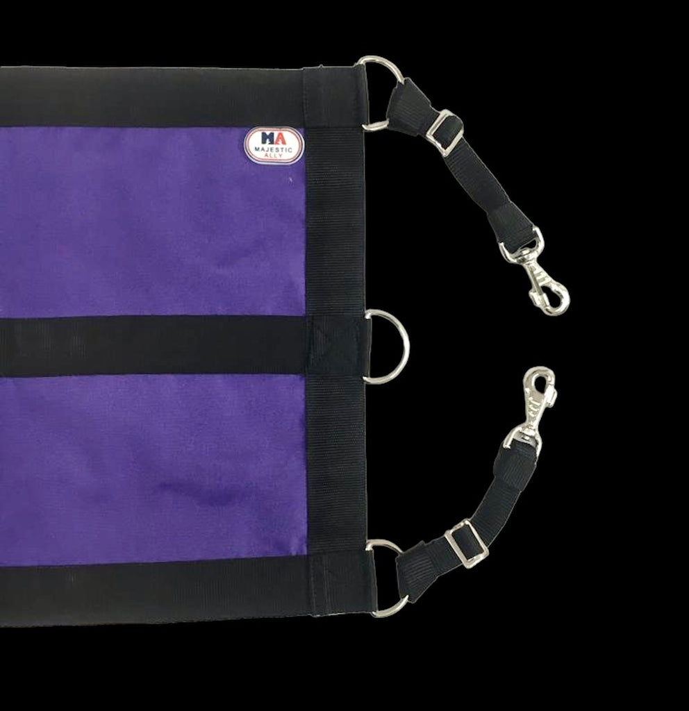Majestic Ally 1200D 29"x19" Horse Stall Guard with Replaceable and Adjustable Length Straps and Replaceable Hardware