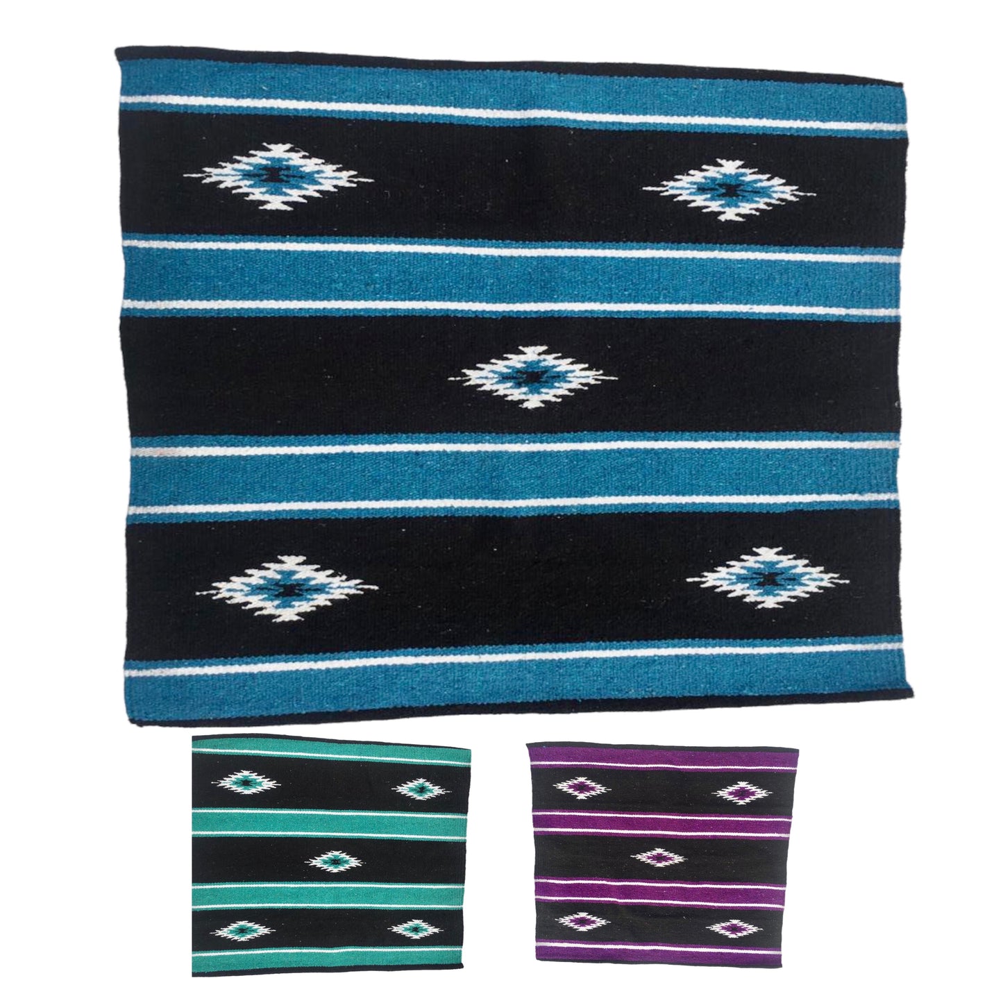 Majestic Ally 36"x 34" Navajo Design Acrylic Saddle Blanket -2.4 lbs