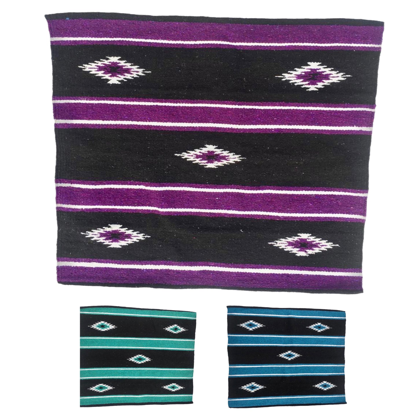 Majestic Ally 36"x 34" Navajo Design Acrylic Saddle Blanket -2.4 lbs