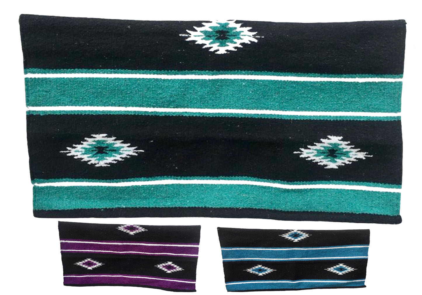 Majestic Ally 36"x 34" Navajo Design Acrylic Saddle Blanket -2.4 lbs