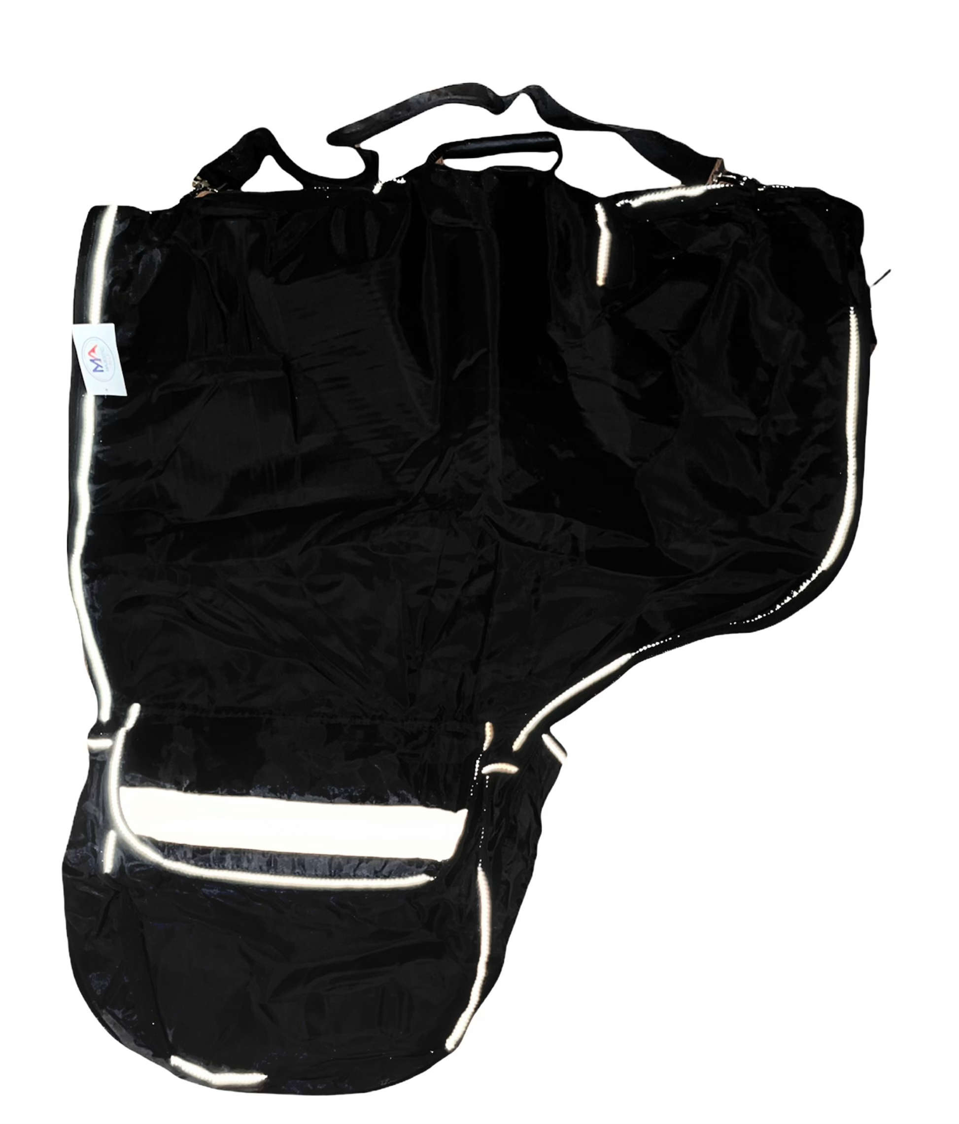 Majestic Ally Nylon Reflective Western Saddle Carry Bag with Large Poc