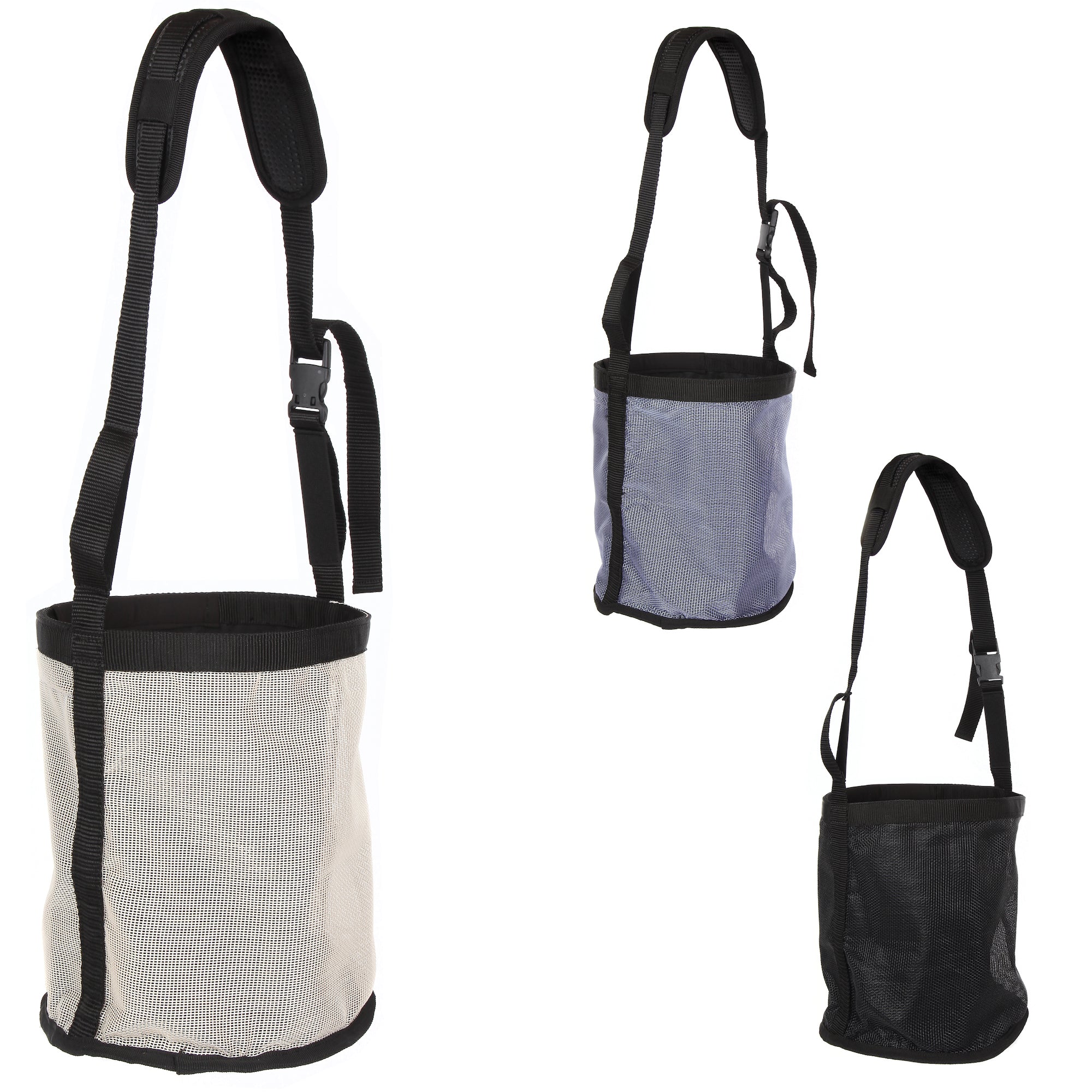 Majestic Ally Heavy Duty Nylon Mesh Horse Feed Bag – Grain Feed Bag – MA-0929