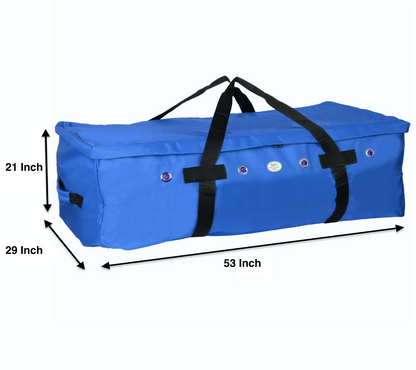 Majestic Ally 1200 D Nylon Fabric Large 44” x 20” x 16” and Extra Large 53"x 29" x 21" Heavy-Duty Hay Bale Storage Bag