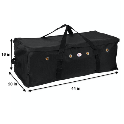 Majestic Ally 1200 D Nylon Fabric Large 44” x 20” x 16” and Extra Large 53"x 29" x 21" Heavy-Duty Hay Bale Storage Bag
