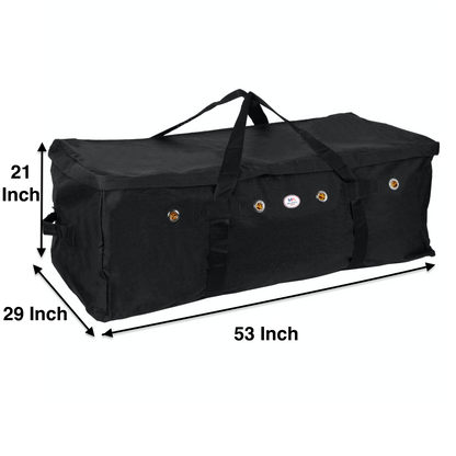 Majestic Ally 1200 D Nylon Fabric Large 44” x 20” x 16” and Extra Large 53"x 29" x 21" Heavy-Duty Hay Bale Storage Bag