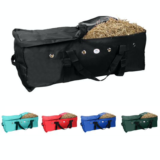 Majestic Ally 1200 D Nylon Fabric Large 44” x 20” x 16” and Extra Large 53"x 29" x 21" Heavy-Duty Hay Bale Storage Bag