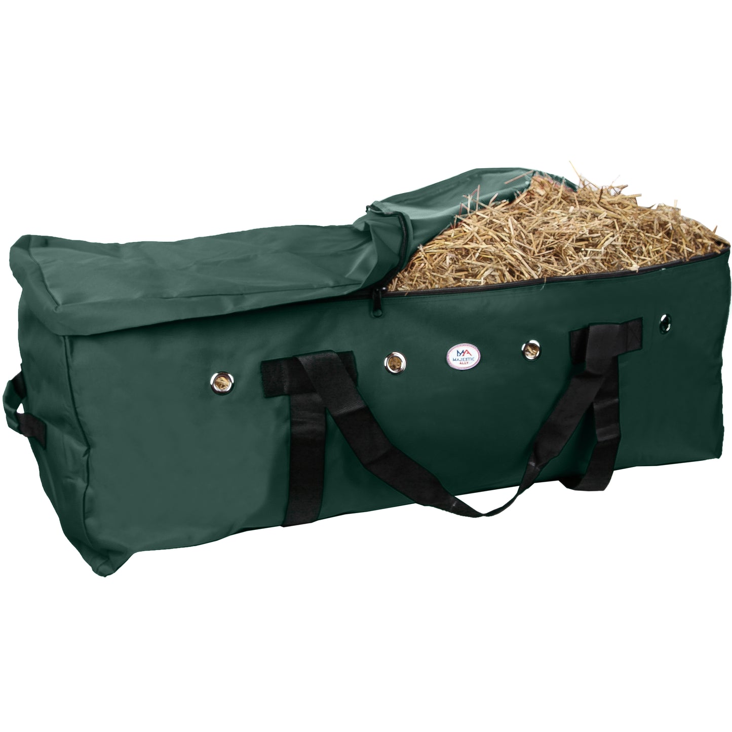 Majestic Ally 1200 D Nylon Fabric Large 44” x 20” x 16” and Extra Large 53"x 29" x 21" Heavy-Duty Hay Bale Storage Bag