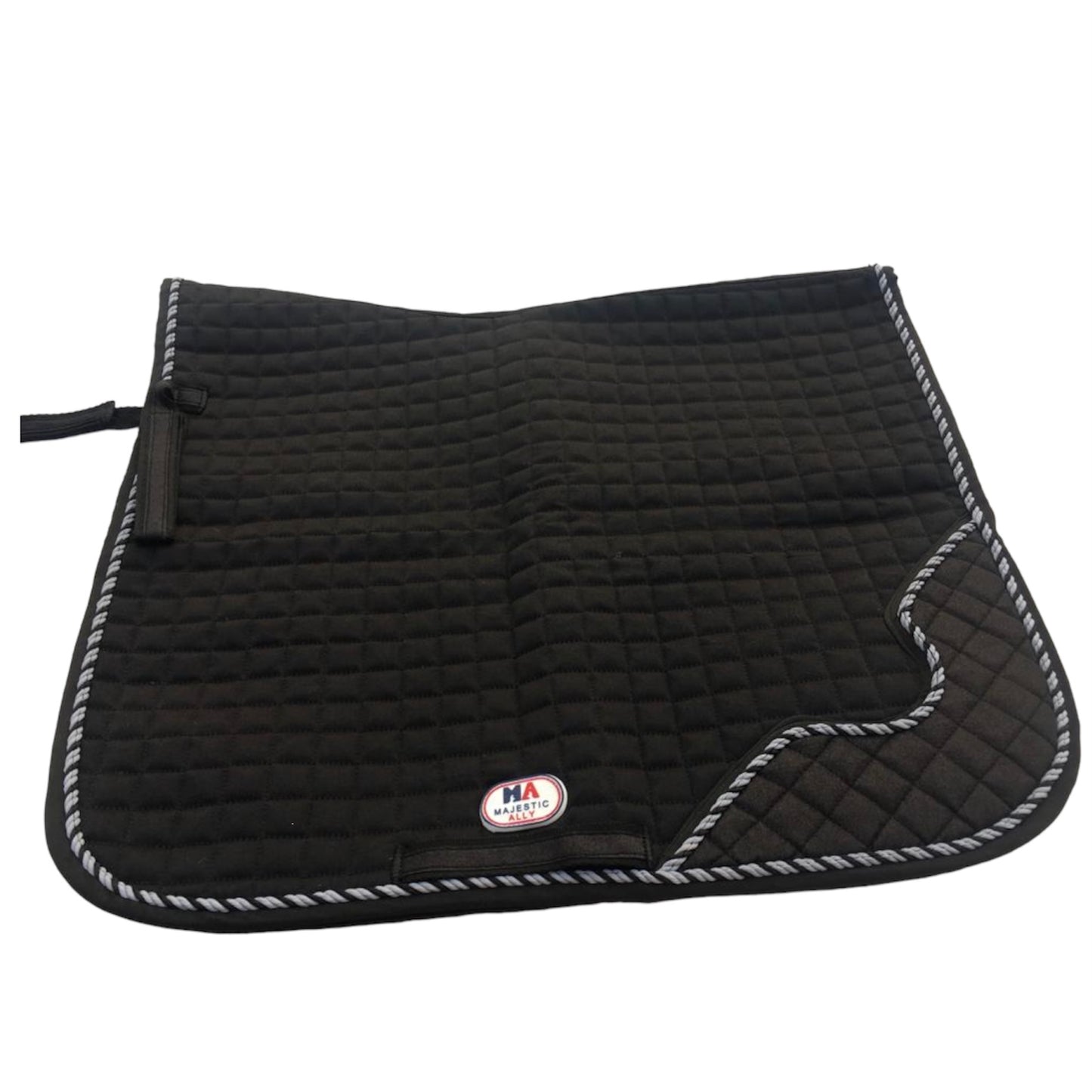 Majestic Ally Designer Quilted 1" Square All Purpose English Saddle Pad